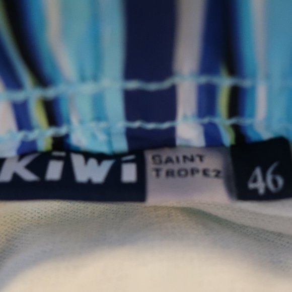 KIWI SAINT TROPEZ AQUAFISH SWIM TRUNKS 46 US/36 * - Picture 6 of 7